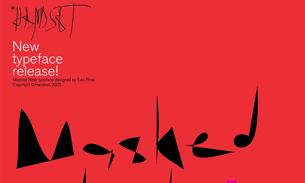Masked Rider! — Typeface project thumbnail