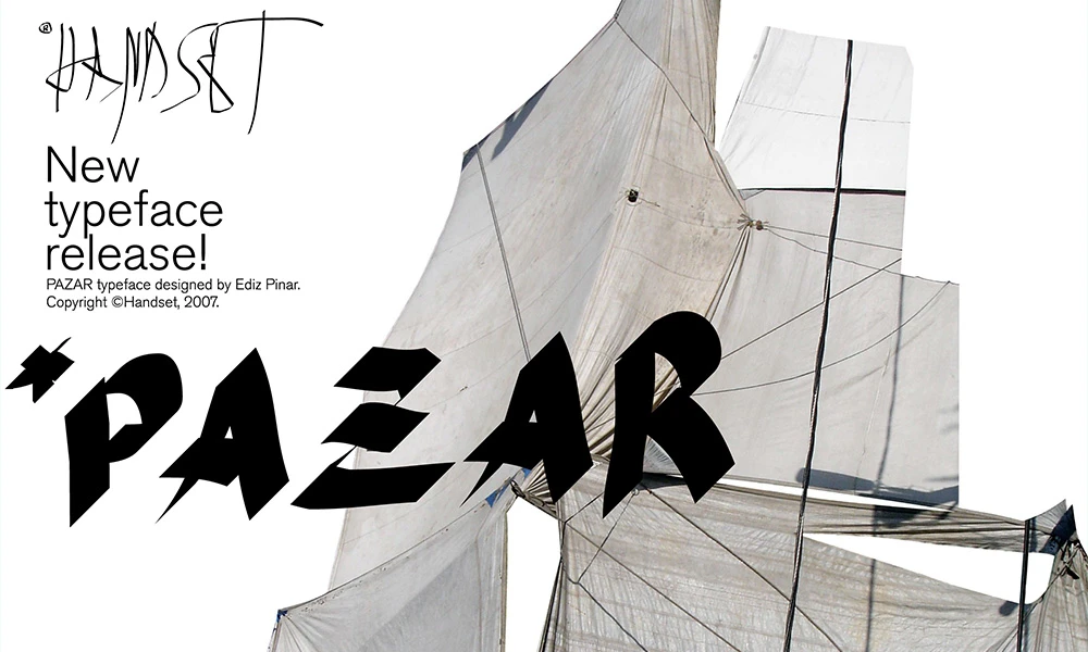 PAZAR — Typeface project thumbnail