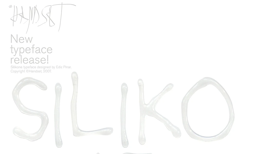 Silikone — Typeface project thumbnail