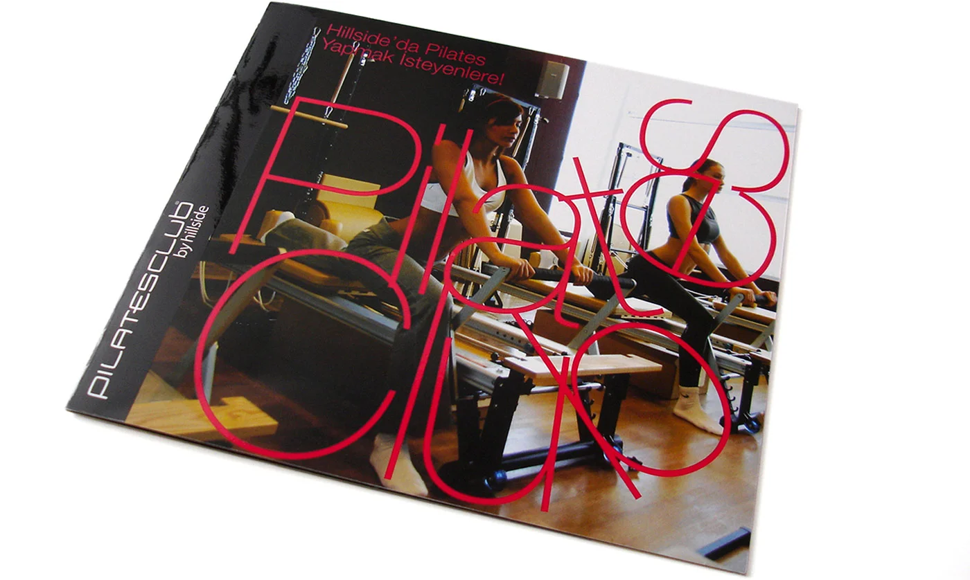 Hillside Pilates Club Brochure - Visual identity and design sample by Ediz Pinar