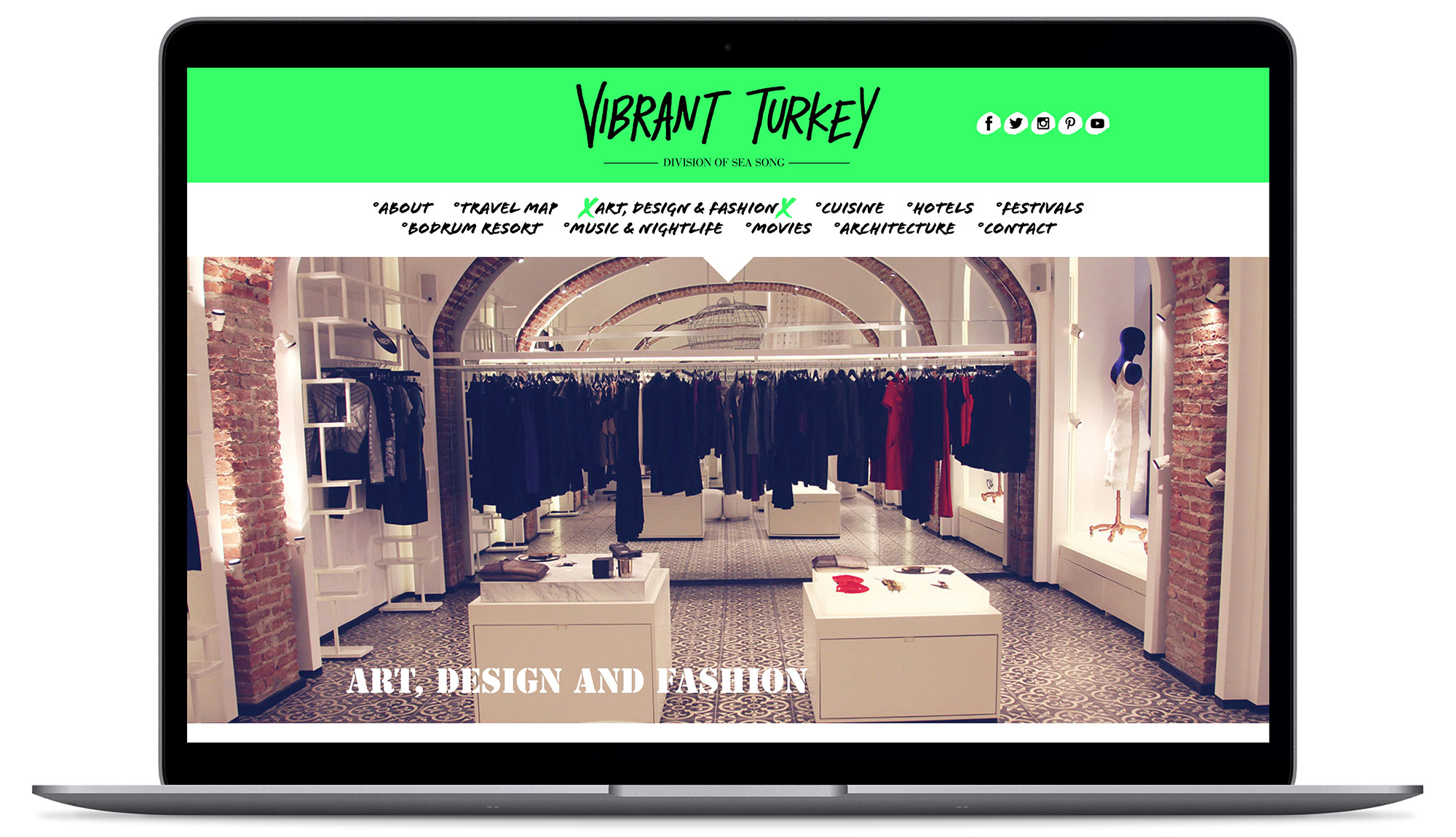 Vibrant Turkey Website